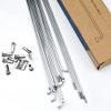 BaveL 36PCS Stainless Steel Spokes Mountain Bike Spokes MTB 91mm-210mm w/Nipples (108) view 4