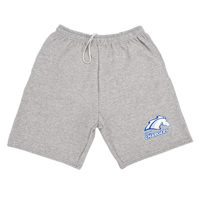 Campus Lab University of Alabama Huntsville Mens Sweat Shorts Primary Logo, Athletic Heather, Small