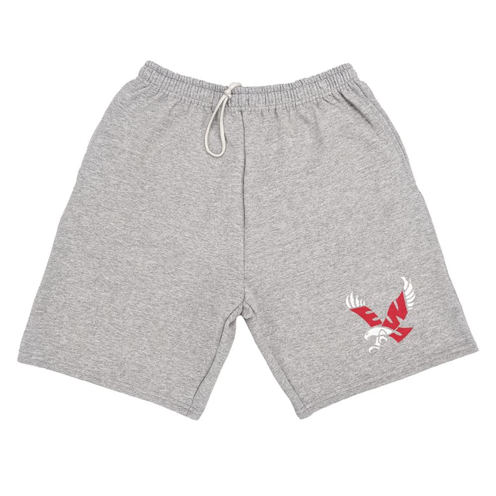 Campus Lab EWU Mens Sweat Shorts Primary Logo, Athletic Heather, XX-Large
