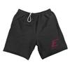 Eastern Kentucky University Mens Sweat Shorts School Logo, Black, Large view 1