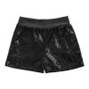 Agoky Kids Girls Shiny Sequins Dance Shorts Hip Hop Jazz Dance Performance Costume Athletic Tumbling Yoga Shorts Bottoms Black A 5-6 Years view 4