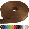 TECEUM 2 Inch Webbing  Light Brown  10 Yards  2 Heavy-Duty Wide Webbing for Outdoors Indoors Crafting DIY nw view 1