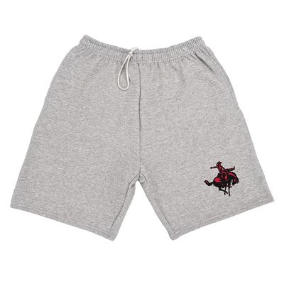 Campus Lab Northwestern Oklahoma State University Mens Sweat Shorts Primary Logo, Athletic Heather, Small