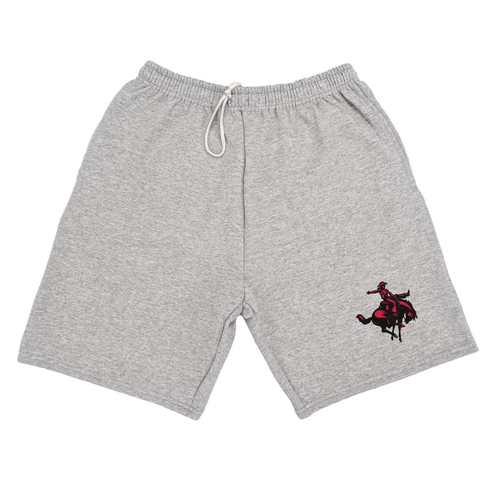 Campus Lab Northwestern Oklahoma State University Mens Sweat Shorts Primary Logo, Athletic Heather, Small