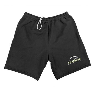 Campus Lab Le Moyne College Mens Sweat Shorts Primary Logo, Black, XX-Large
