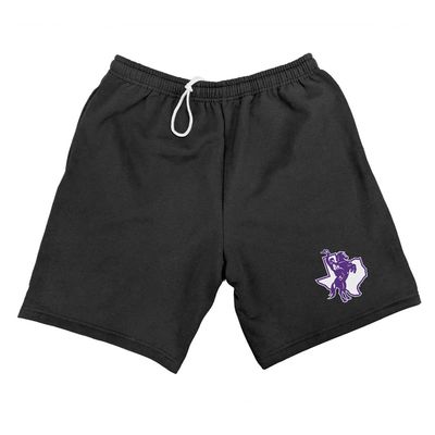 Campus Lab Tarleton State University Mens Sweat Shorts Primary Logo, Black, Large