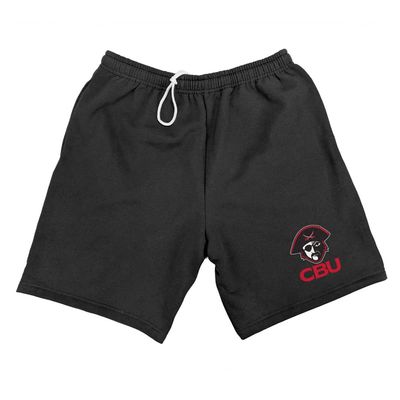 Christian Brothers University Mens Sweat Shorts Primary Logo, Black, Small