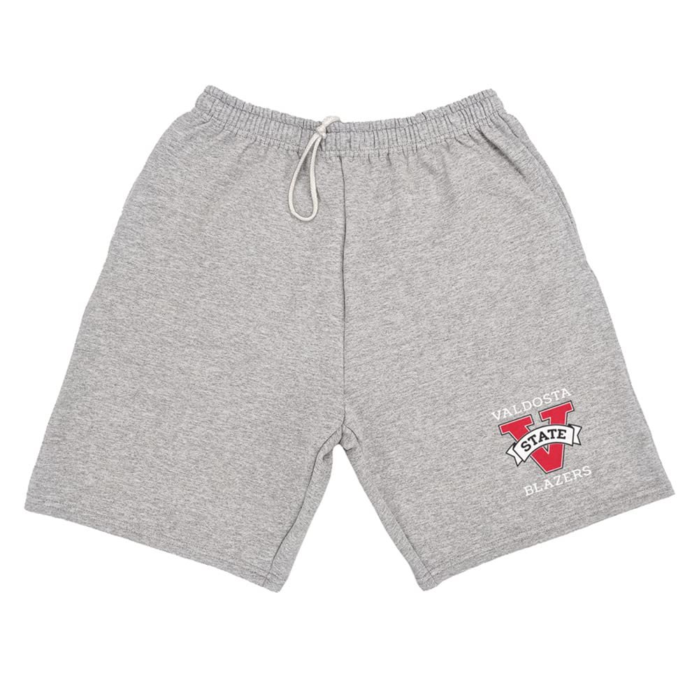 Campus Lab Valdosta State University Mens Sweat Shorts School Logo, Athletic Heather, Medium
