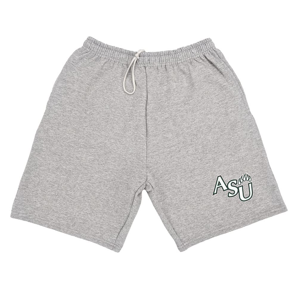 Adams State University Mens Sweat Shorts School Logo, Athletic Heather, X-Large