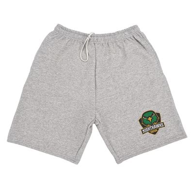 Campus Lab Northern Virginia Community College Mens Sweat Shorts Primary Logo, Athletic Heather, XX-Large
