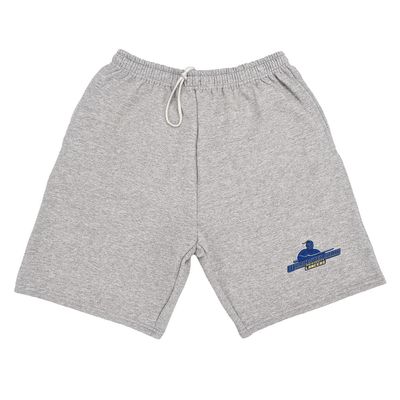 Campus Lab Worcester State Mens Sweat Shorts Primary Logo, Athletic Heather, Small