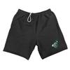 Campus Lab Castleton University Mens Sweat Shorts School Logo, Black, Medium view 1