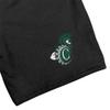 Campus Lab Castleton University Mens Sweat Shorts School Logo, Black, Medium view 2