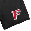 Campus Lab Fairfield University Mens Sweat Shorts School Logo, Black, Small view 2