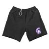 Campus Lab Winona State University Mens Sweat Shorts Primary Logo, Black, Medium view 1