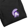 Campus Lab Winona State University Mens Sweat Shorts Primary Logo, Black, Medium view 2