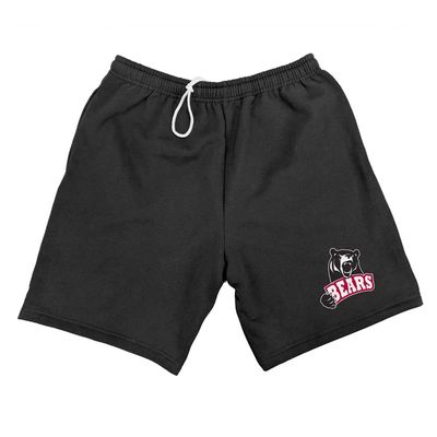 Campus Lab Lenoir-Rhyne University Mens Sweat Shorts Primary Logo, Black, Medium