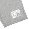John Jay College of Criminal Justice Mens Sweat Shorts Primary Logo, Athletic Heather, Small view 2