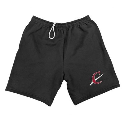 Campus Lab Calvin University Mens Sweat Shorts School Logo, Black, Medium