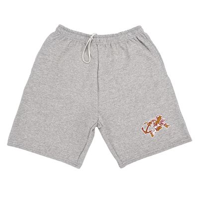Campus Lab Rhode Island College Mens Sweat Shorts School Logo, Athletic Heather, X-Large