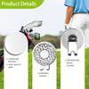 Pishovi My Retirement Vehicle Funny Golf Markers, Magnetic Golf Marker Cap Clip, Golf Accessories, Retirement for Grandpa Dad Golf Lovers Golfer Golf Lover Golf Fan Colleague Teacher Uncle Mom Stepdad view 3