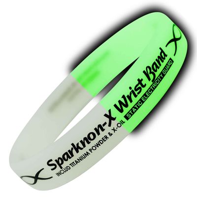 OLUAGE Anti Static Wrist Band Static Guard Bracelet Strap Sparknon-X Wristband for Men and Woman (LUMINOUS)