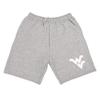 Campus Lab West Virginia University Mens Sweat Shorts Primary Logo, Athletic Heather, X-Large view 1