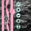TECEUM 2 Inch Webbing  Pink  10 Yards  2 Heavy-Duty Wide Webbing for Outdoors Indoors Crafting DIY nw view 3
