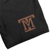 Campus Lab Montana Tech University Mens Sweat Shorts Primary Logo, Black, Medium view 2