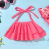 Toddler Baby Girls Swimsuit Strawberry Bikini Sunflower Two Pieces Bathing Suit Swimwear Summer Beach Wear Set 18-24 Months view 4