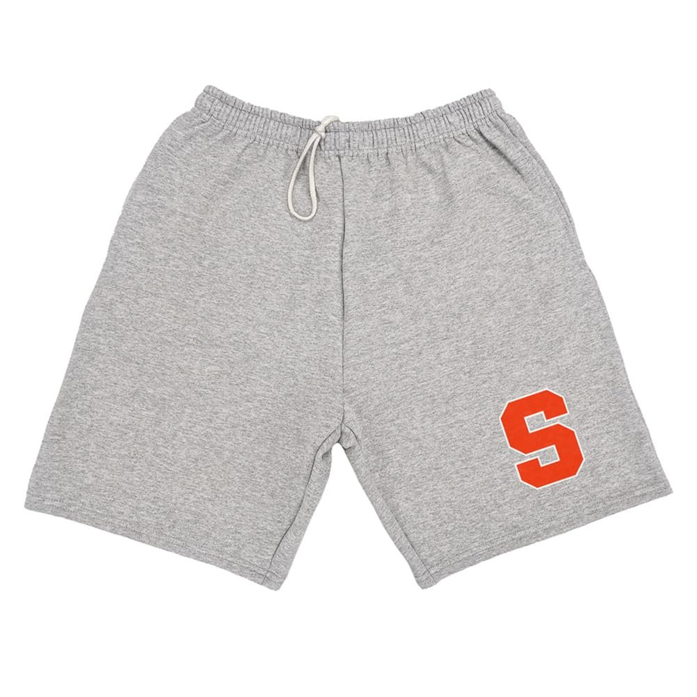Campus Lab Syracuse University Mens Sweat Shorts Primary Logo, Black, X-Large