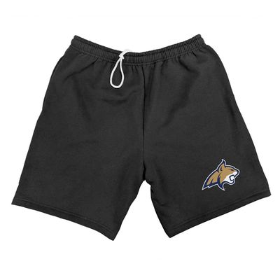 Campus Lab Montana State University Mens Sweat Shorts Primary Logo, Black, X-Large