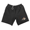 Campus Lab Montana State University Mens Sweat Shorts Primary Logo, Black, X-Large view 1
