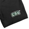 Campus Lab Chicago State University Mens Sweat Shorts School Logo, Black, X-Large view 2