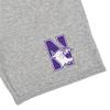 Campus Lab Northwestern University Mens Sweat Shorts School Logo, Athletic Heather, Medium view 2