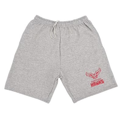 Campus Lab University of Hartford Mens Sweat Shorts School Logo, Athletic Heather, Large