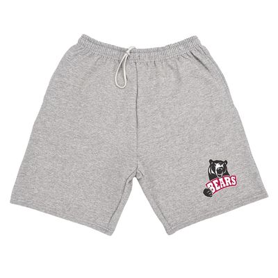 Campus Lab Lenoir-Rhyne University Mens Sweat Shorts Primary Logo, Athletic Heather, X-Large