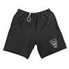 North Carolina State University Mens Sweat Shorts Primary Logo, Black, Small view 1