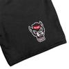 North Carolina State University Mens Sweat Shorts Primary Logo, Black, Small view 2