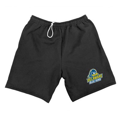 Campus Lab University of Delaware Mens Sweat Shorts Primary Logo, Black, X-Large