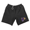 Hunter College Mens Sweat Shorts Primary Logo, Black, Small view 1