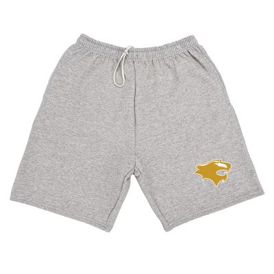 Campus Lab Georgian Court University Mens Sweat Shorts Primary Logo, Athletic Heather, X-Large