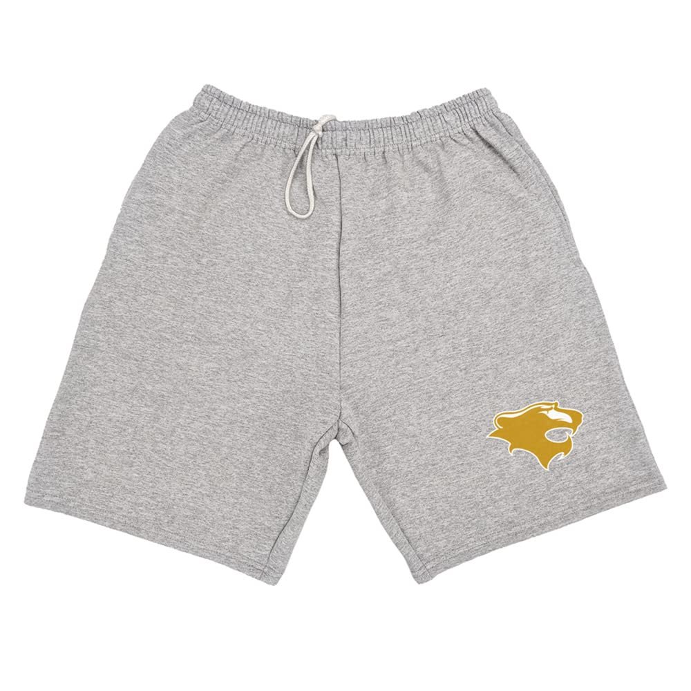 Campus Lab Georgian Court University Mens Sweat Shorts Primary Logo, Athletic Heather, X-Large