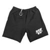 Campus Lab Washburn University Mens Sweat Shorts Primary Logo, Black, Small view 1