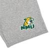 Campus Lab Northern Michigan University Mens Sweat Shorts School Logo, Athletic Heather, Small view 2