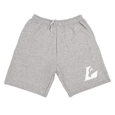 Campus Lab University of Wisconsin - La Crosse Mens Sweat Shorts Primary Logo, Athletic Heather, X-Large