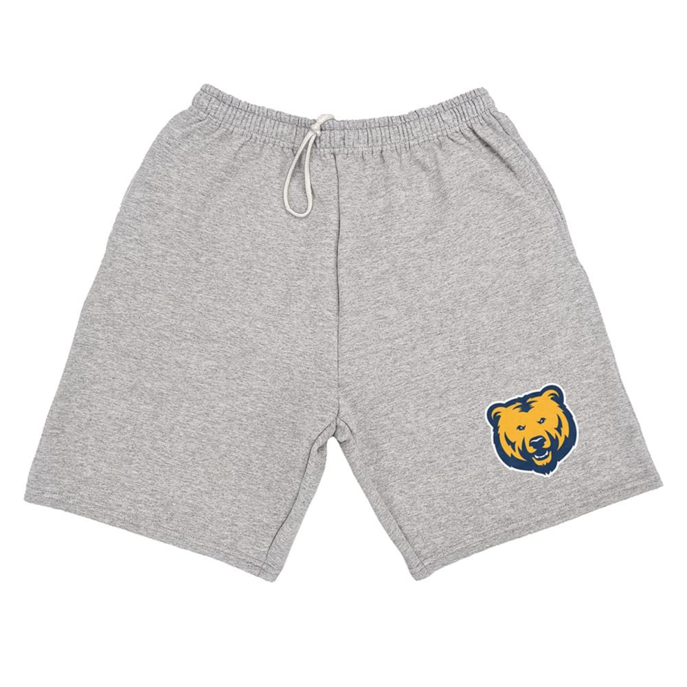 Campus Lab University of Northern Colorado Mens Sweat Shorts School Logo, Athletic Heather, Small