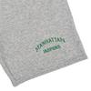 Manhattan College Mens Sweat Shorts School Logo, Athletic Heather, Large view 2