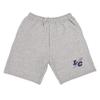 Campus Lab Lehman College Mens Sweat Shorts Primary Logo, Athletic Heather, Medium view 1