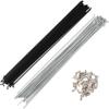 BaveL 36PCS Stainless Steel Spokes Mountain Bike Spokes MTB 91mm-210mm w/Nipples (93) view 1